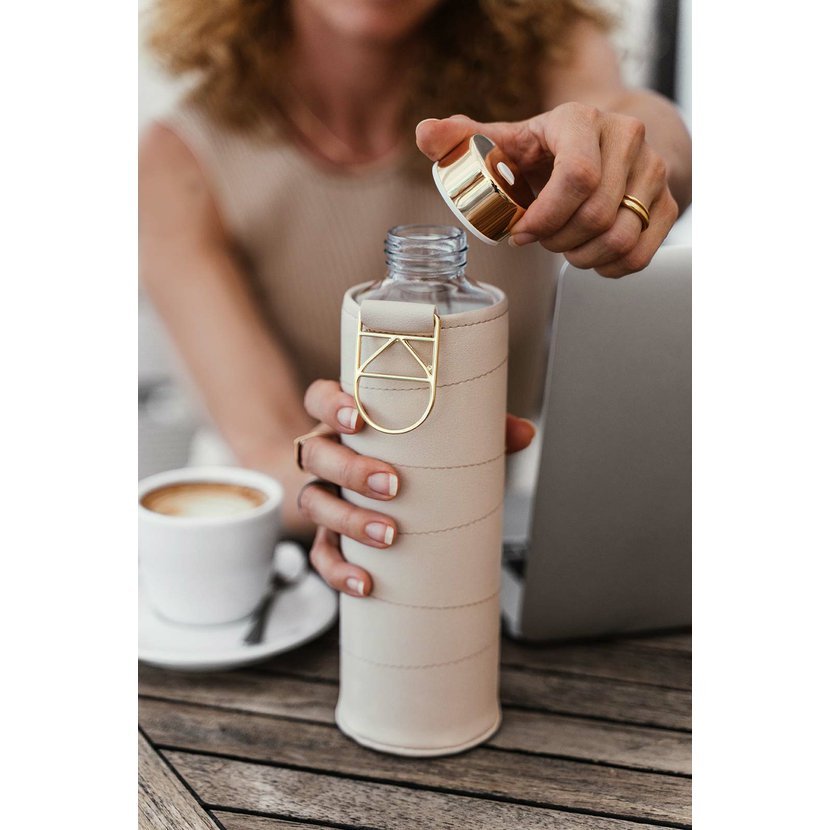 Sklenená fľaša EQUA MISMATCH Beige, 750 ml